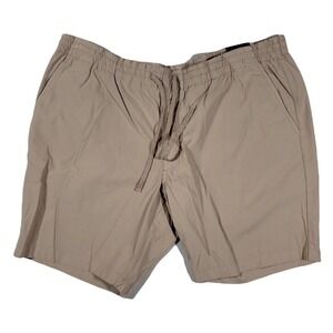 The Mens Store Tan Khaki Poplin‎ Dock Shorts Mens 40 Cotton Bloomingd NEW $98